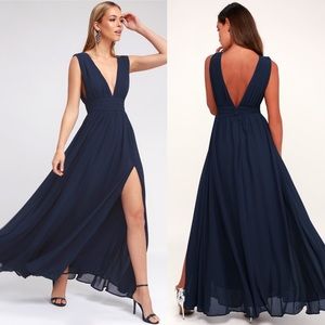 Lulu’s Heavenly Hues Navy Dress